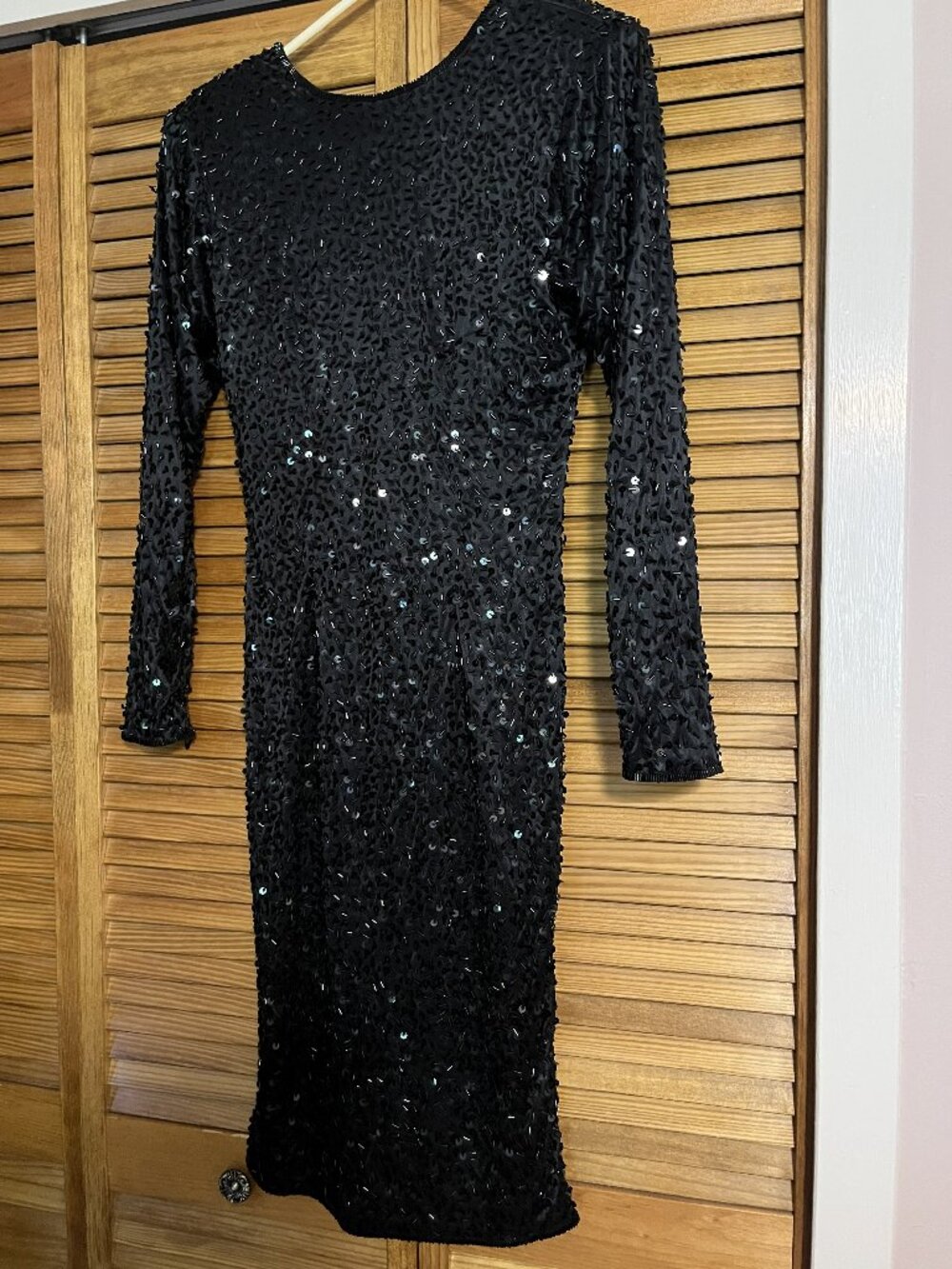 Vintage Oleg Cassini Beaded Cocktail Dress